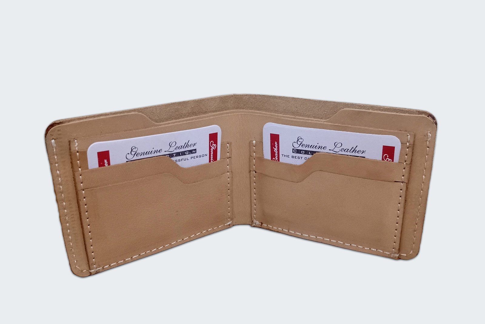 Premium Genuine Leather Men’s Wallet – Handmade Slim Bifold Card Holder - Image 8