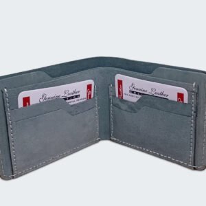 Premium Genuine Leather Men’s Wallet – Handmade Slim Bifold Card Holder